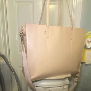 BEIS Large Work Tote in Beige